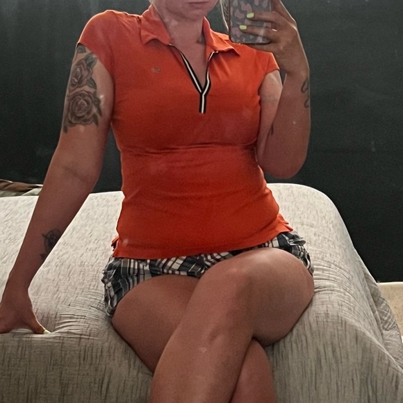 Vintage Y2K Polo by Ralph Lauren Orange Polo Top - Picture 13 of 13